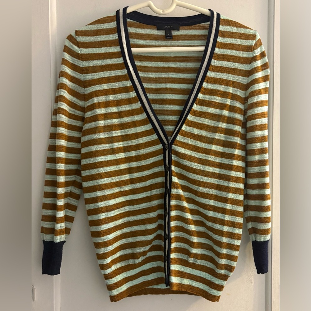 J.Crew Women's Cardigan Size S Lightweight Viscose Cotton Blend